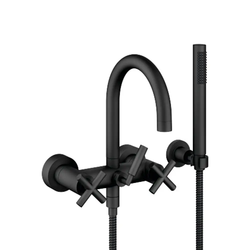 Dornbracht-TARA.-Wannenbatterie-Ausladung 240mm-schwarz matt, 25133892-33 Galeriebild 1